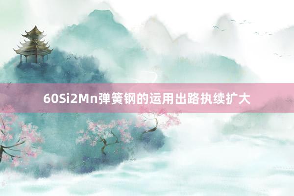 60Si2Mn弹簧钢的运用出路执续扩大