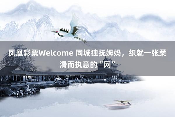 凤凰彩票Welcome 同城独抚姆妈，织就一张柔滑而执意的“网”